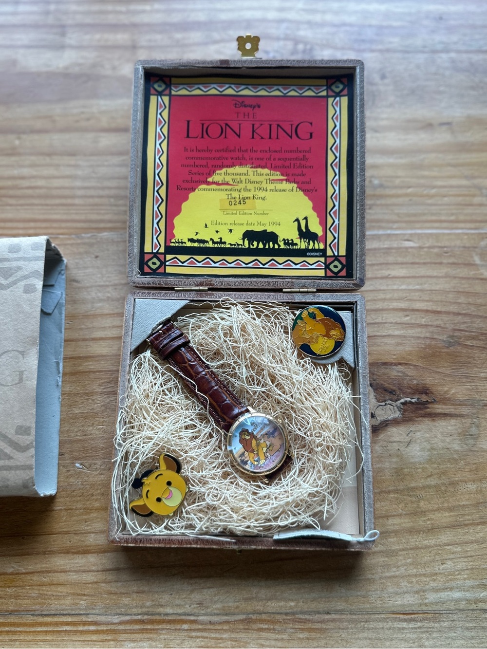 1995 Limited Edition Lion King Watch Set